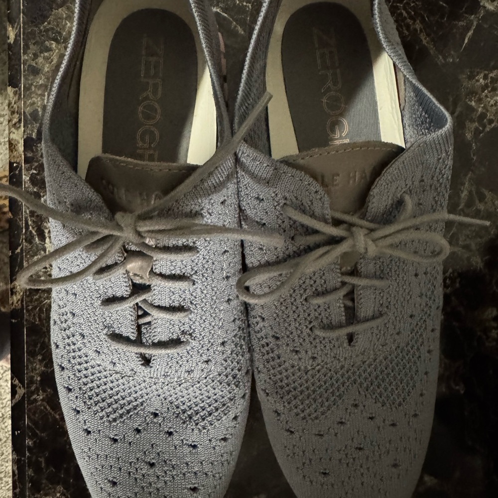 Cole Haan Women's Gray Knit Flats
